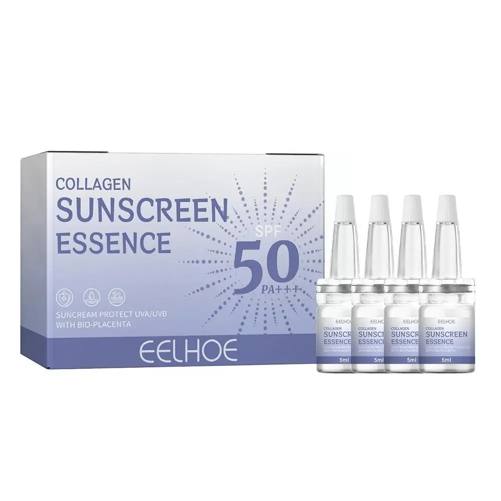 

4 Psc Face Essence Collagen Moisturizing Skin Care Strong Against Skin Care Whitening Refreshing Sun Essence Sk Girl Tender S7R3