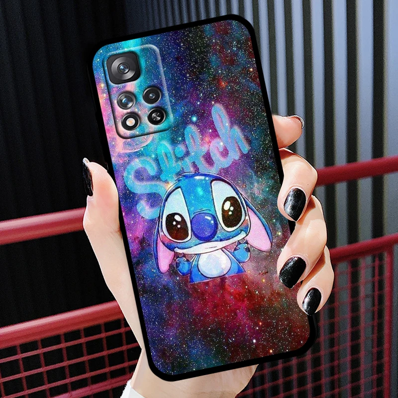 Силиконовый мягкий ударопрочный черный чехол для телефона с милыми мультяшными