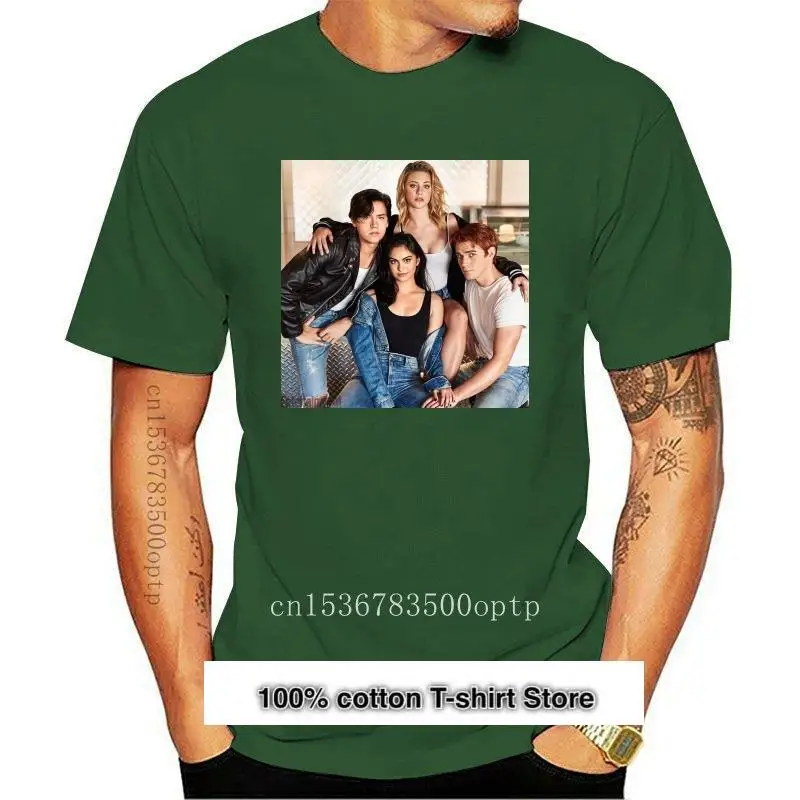 

Camiseta blanca para hombre, ropa Riverdale, nueva