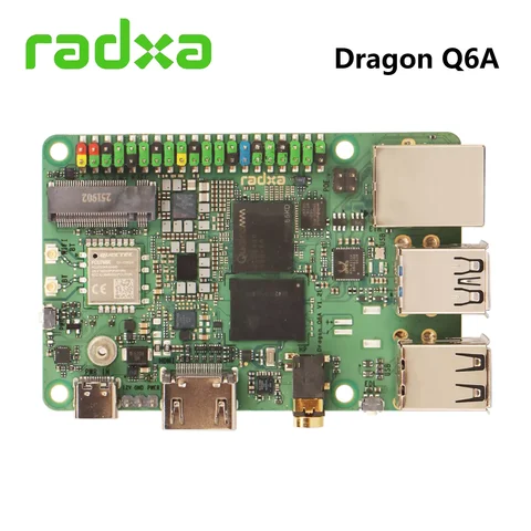 Radxa Dragon Q6A плата для Edge AI