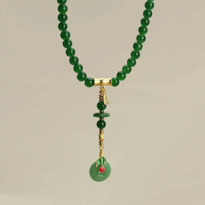 Новое китайское ожерелье с пряжкой в национальном стиле женское ретро