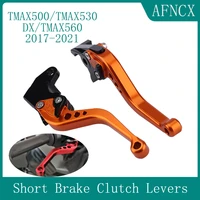 new motorcycle adjustable accessories short brake clutch levers fits for yamaha tmax 500tmax 530tmax530sxdxtmax560 2010 2021