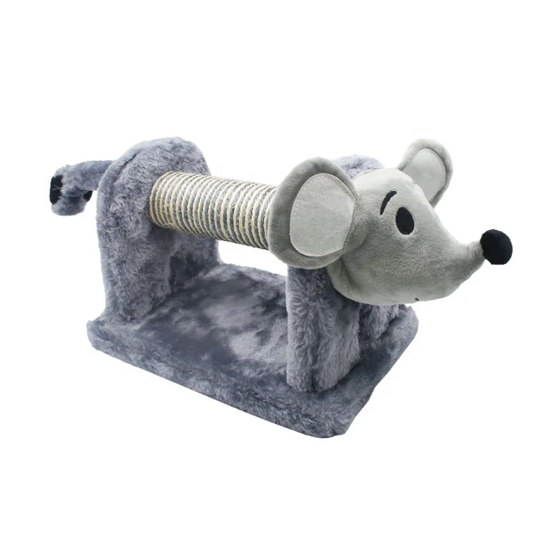 

High Quality Cat Scratcher Post Large House Cat Tree Tower Sisal Rope Scratching Solid Wood Cat Climbing Frame