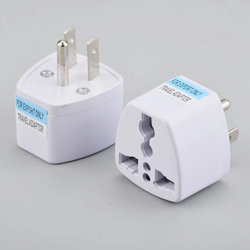 3-контактный дорожный адаптер питания для Великобритании/США/ЕС/Австралии в США JP