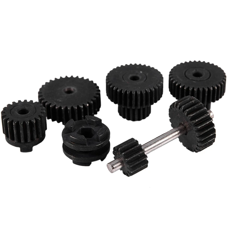 

3 Set Metal Gears With 370 Motor For WPL Speed Change Gear Box For B1 B24 B16 B36 C24 1/16 4WD 6WD Rc Car,B