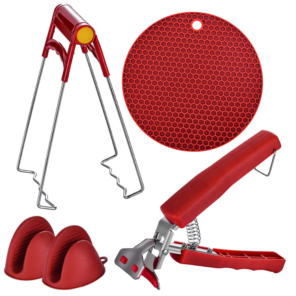 

Anti-scalding Splint Take Bowl Clip High Temperature Non-slip Bowl Stainless Steel Plate Clip Kitchen Accessories Tool