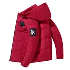 Мужская Зимняя парка, мужская куртка на белом утином пуху, уличная толстая и Теплая стеганая зимняя куртка с капюшоном