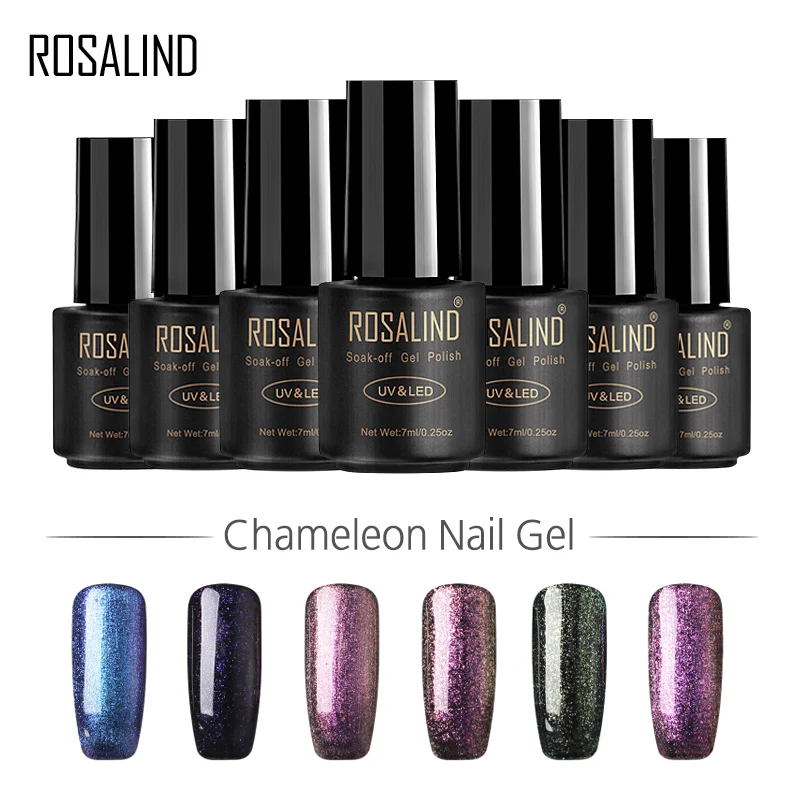 Полуперманентный Гибридный Гель-лак для ногтей ROSALIND топовое покрытие маникюра и