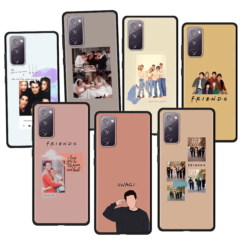 

Cover Case for Samsung Galaxy S10 S20 S7 S8 S9 S10e Plus Edge Lite FE S10Plus S10Lite S20FE 5G Full Japan Cartoon Friends TV