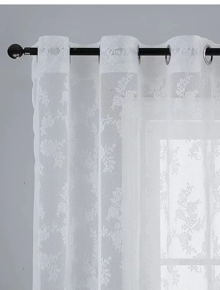 

Прозрачные шторы из полиэстера ivory
