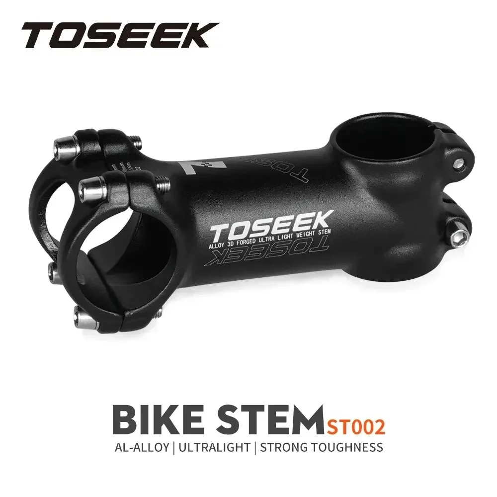 

TOSEEK MTB Power Aluminum Alloy Bicycle Handlebar Stem 7degree 35degree Road Mountain Bike Stem 60/70/80/90/100mm Bike Table