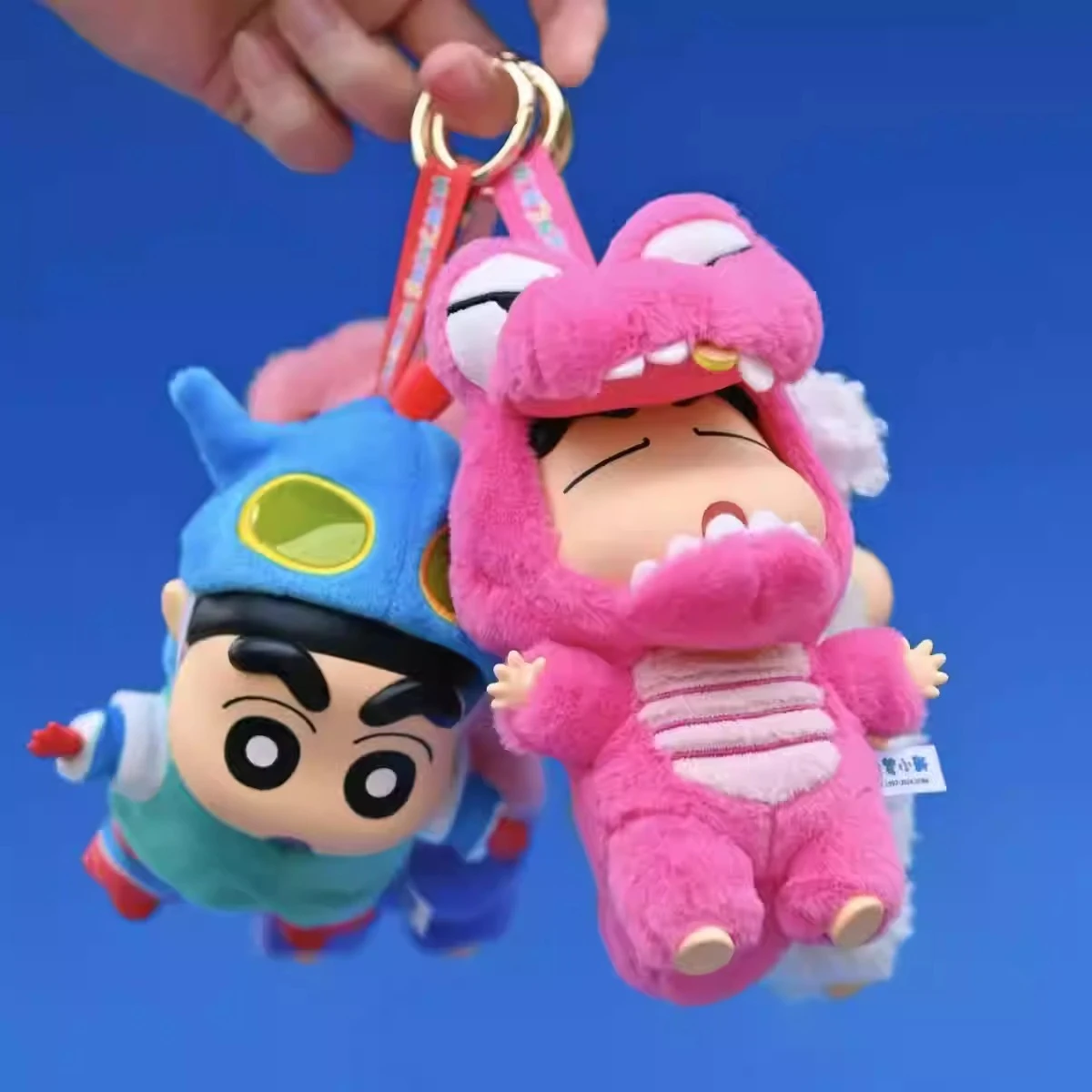 Фото Оригинальная серия Crayon Shin-chan: Виниловые фигурки для переодевания, плюшевые игрушки, милые виниловые подвески, аниме-фигурки, куклы, таинственная коробка №3