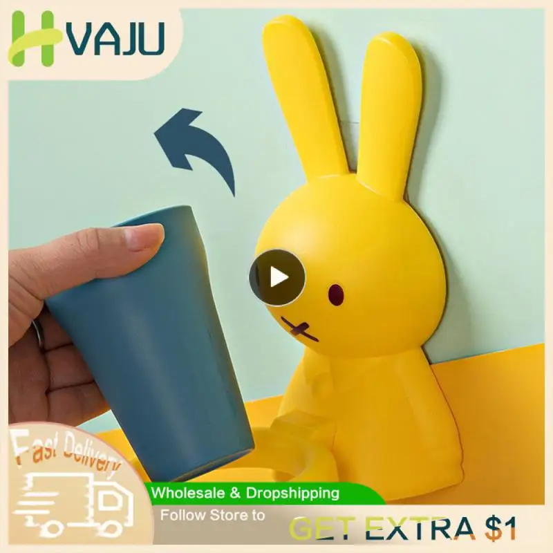 

Bathroom Supplies Washing Cup Set For Boys And Girls Not Easy To Peel Off And Waterproof Space Saving Toothpaste Holder Cute
