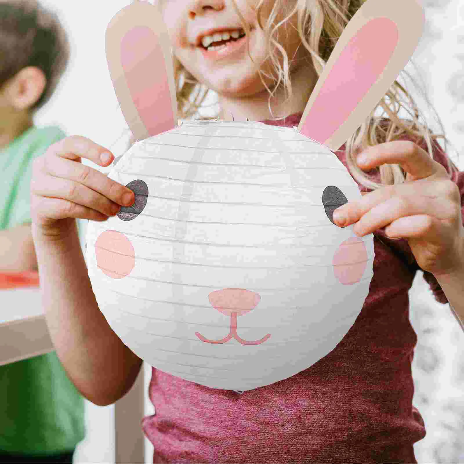 

Lantern Rabbit Chinese Hanging Party Bunny Ornament Paper Decoration Spring Festival Decorative Year New Oriental Lanterns Craft