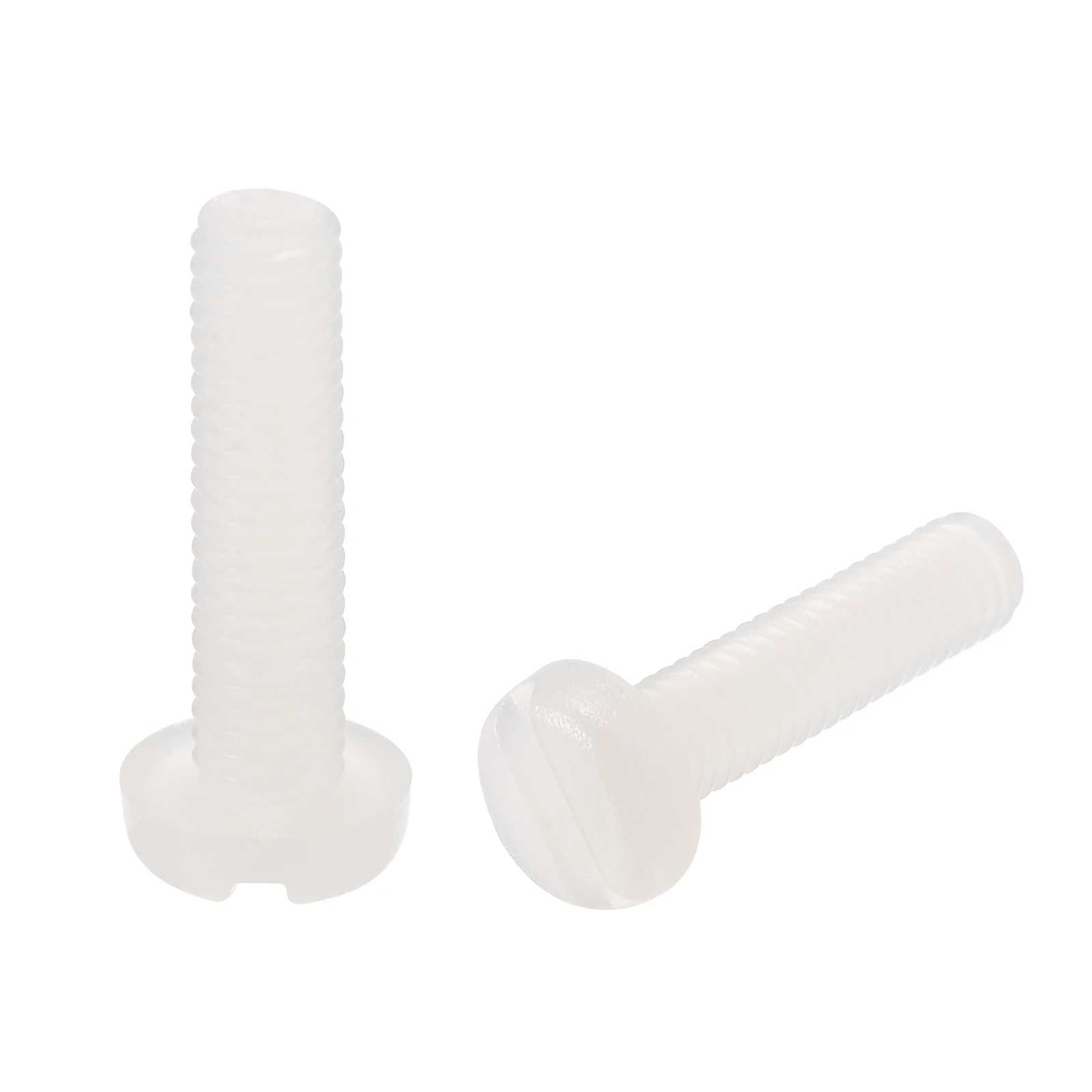 

Uxcell M3 x 12mm Nylon Machine Screws, Pan Head Slotted Screw Fasteners, 20pcs