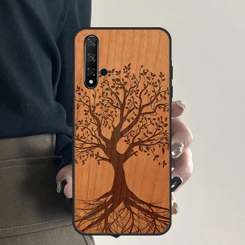 Фото Чехол Tree Rose Skull Cactus Wood для Huawei Nova 12s 12i 11i 7i 8i 9 10 SE Y91 Y90 Y60 Y70 Y72 Y61 P60 Pro P30 P40 Lite Case №2