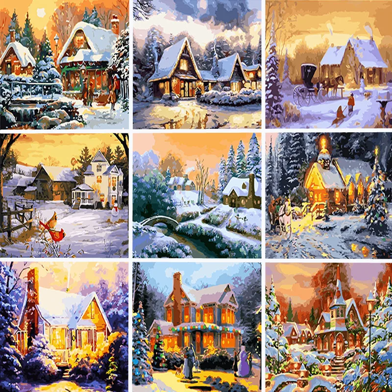 

Набор для рисования по номерам на холсте, 40 х50 см