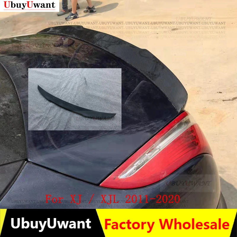 

Подходит для Jaguar XJ XJL 2011 2012 2013 2014 2015 2016 2017 - 2020 Высокое качество Настоящее углеродное волокно Автомобильный задний багажник губа спойлер крыл...