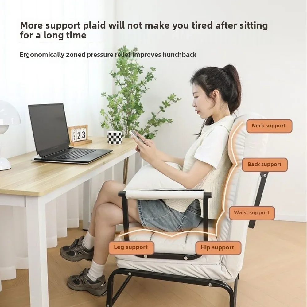 Складное домашнее кресло для офиса обеденный перерыв ленивое сна односпальная