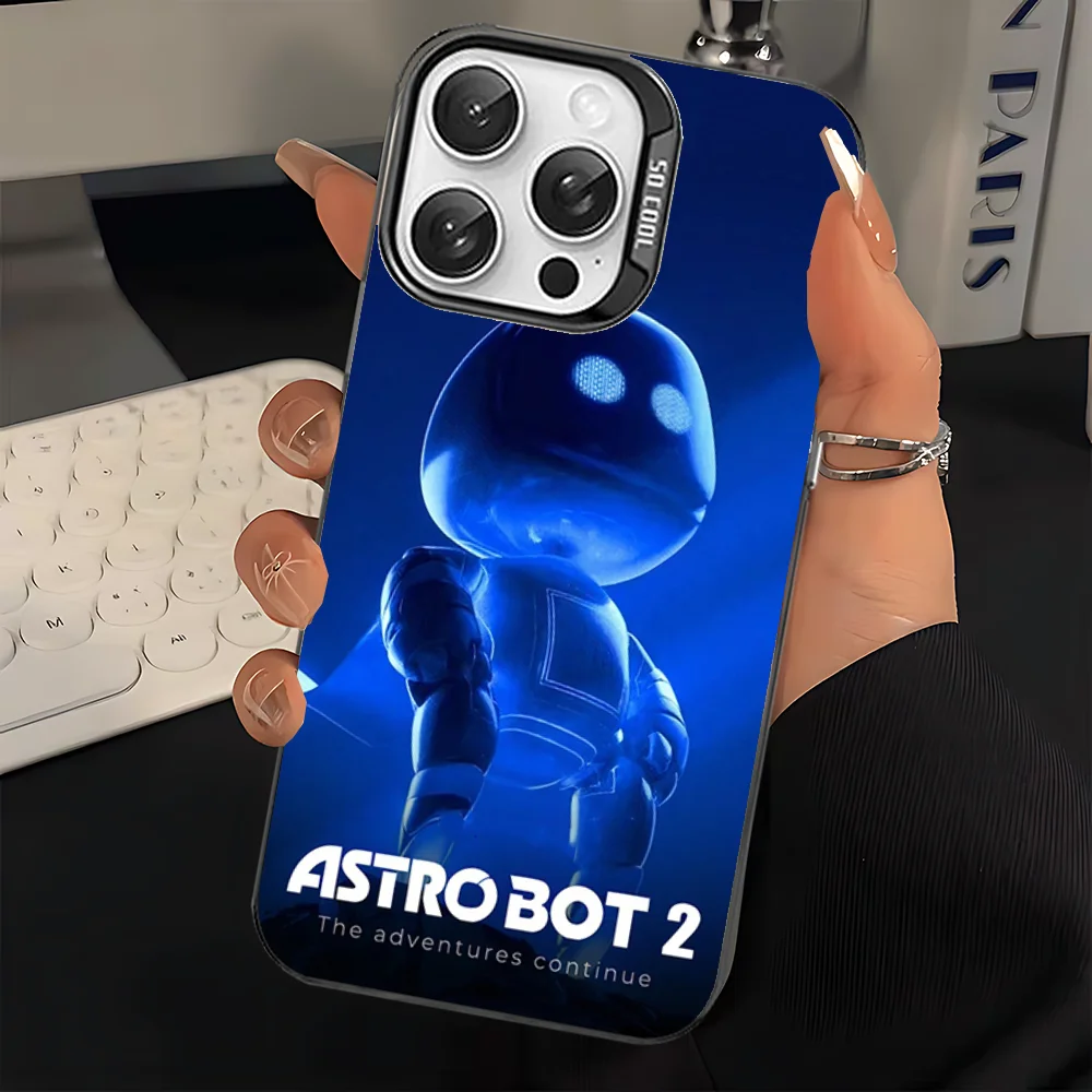 Чехол для телефона Game A-AstroS B-Bot iPhone 16 15 14 13 12 11 Pro Max X XR XSMAX 8 7 Plus матовая