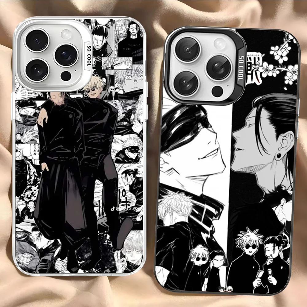 Фото Jujutsus Geto Suguru Phone Case For iPhone 16 15 14 13 12 11 Pro Max X XR XSMAX Matte Shockproof Back Cover №1