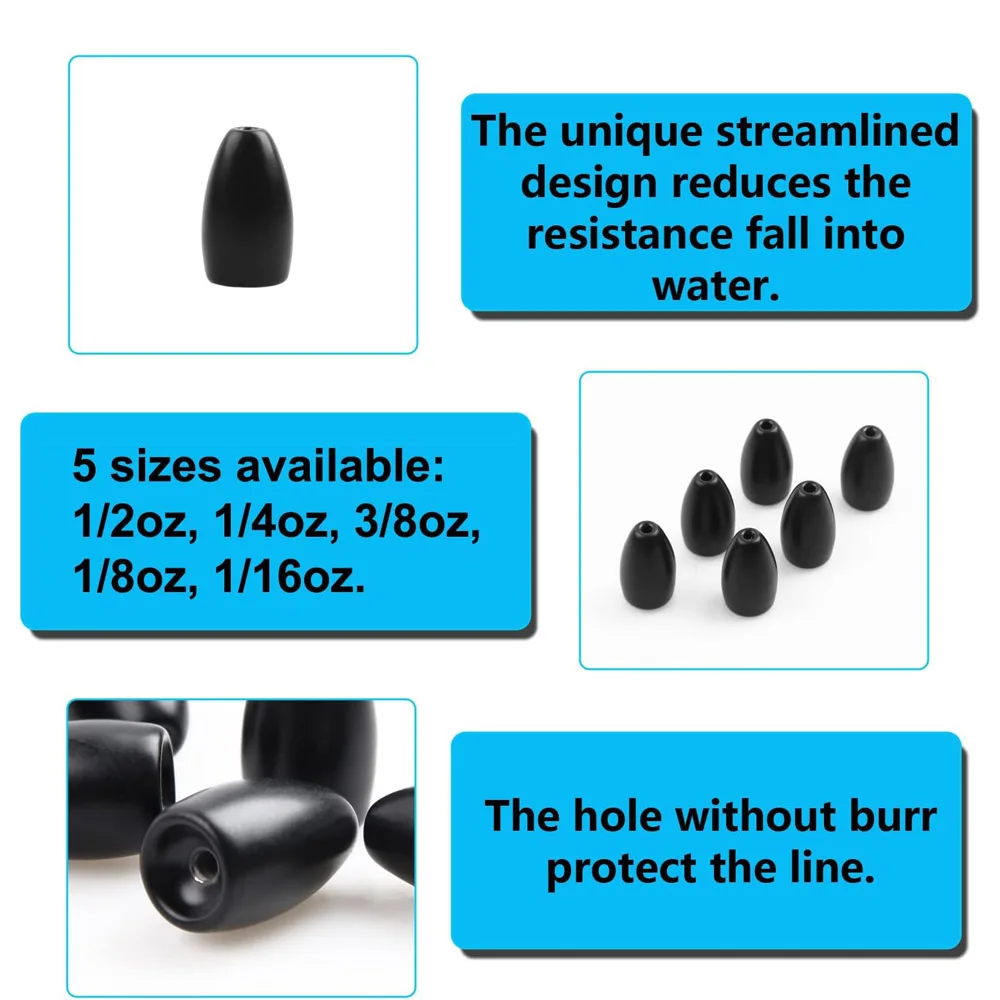 Вольфрамовые рыболовные грузики грузила джиг-Крючок для червя окуня форели