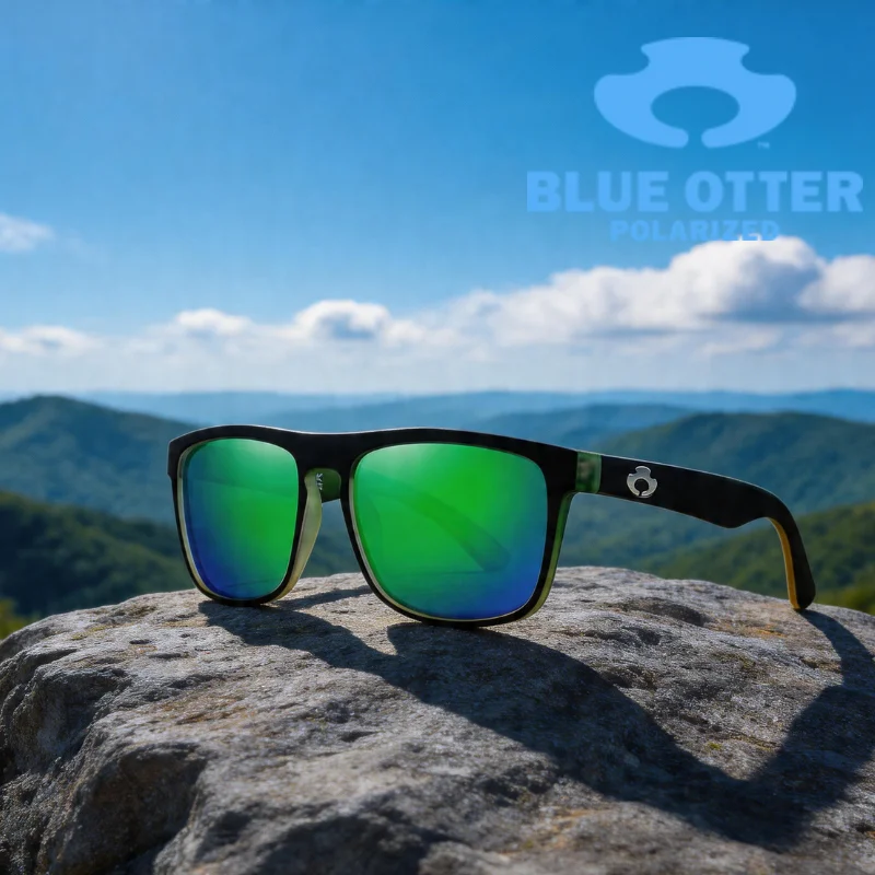 Фото Солнцезащитные очки BLUE OTTER, 2 шт., разноцветные, поляризованные, с защитой от ультрафиолета UV400, антибликовые, удобные спортивные очки для повседневного использования и активного отдыха BT05 №1