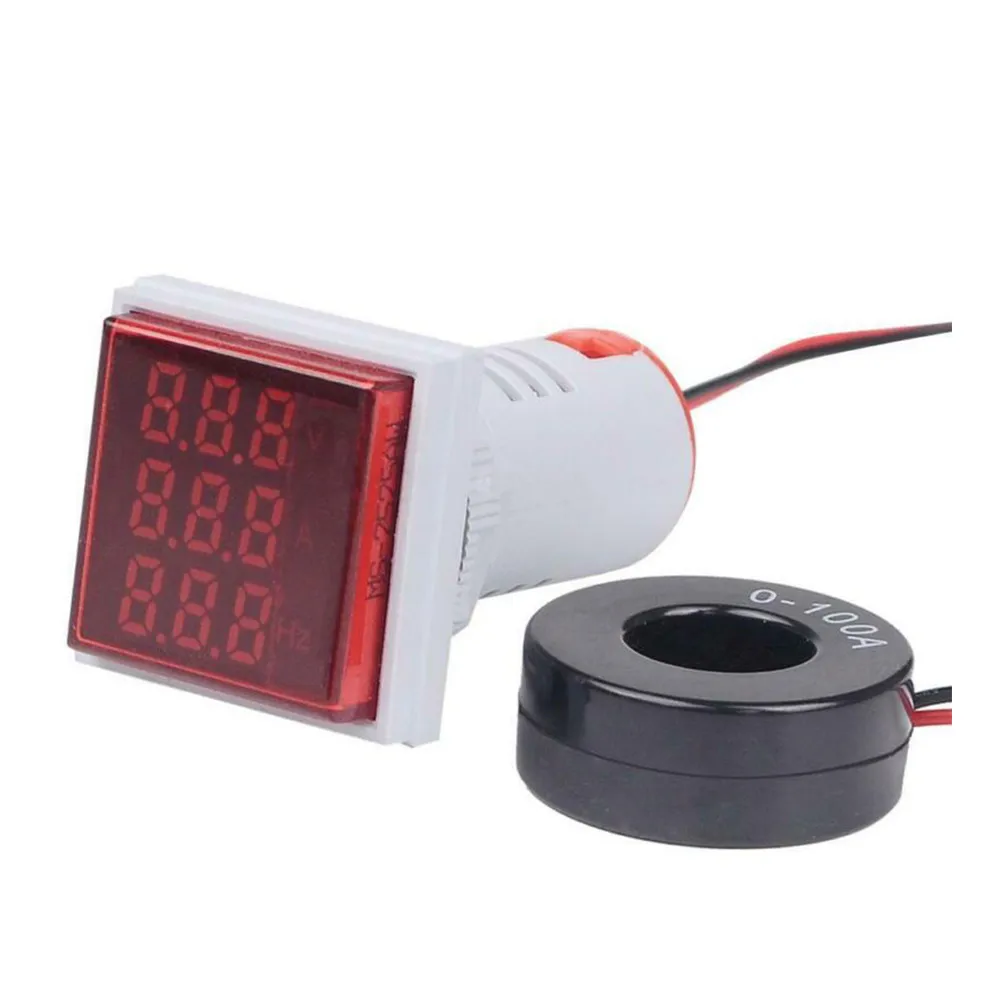 

LED Digital Display Voltmeter Ammeter Voltage Current Frequency Tester Meter 10A Digital Voltmeter Ammeter Dual Display