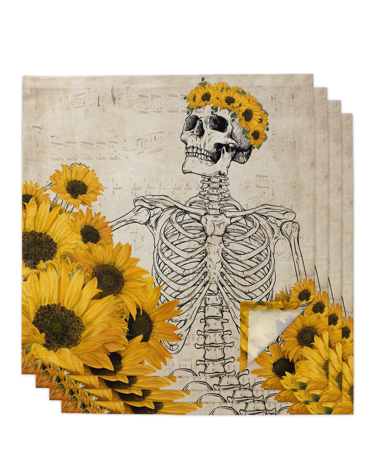 

4/6/8 шт., декоративные салфетки в стиле ретро