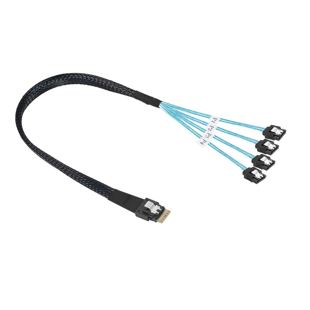 SF-103 Встроенный тонкий кабель для сервера диска с интерфейсом SAS и 4 SATA 7pin |