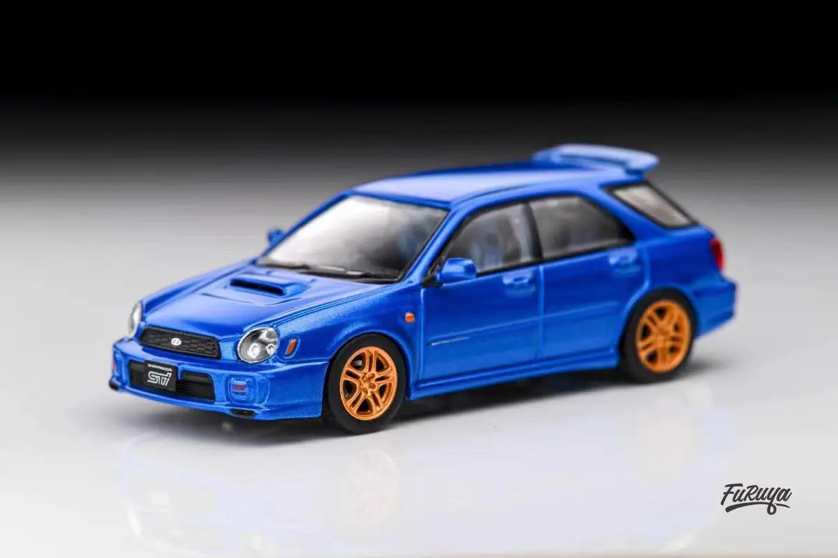 Furuya 1:64 SUBARU Impreza WRX STi Sedan Wagon Bugeye Blobeye GD GG Литая под давлением модель автомобиля