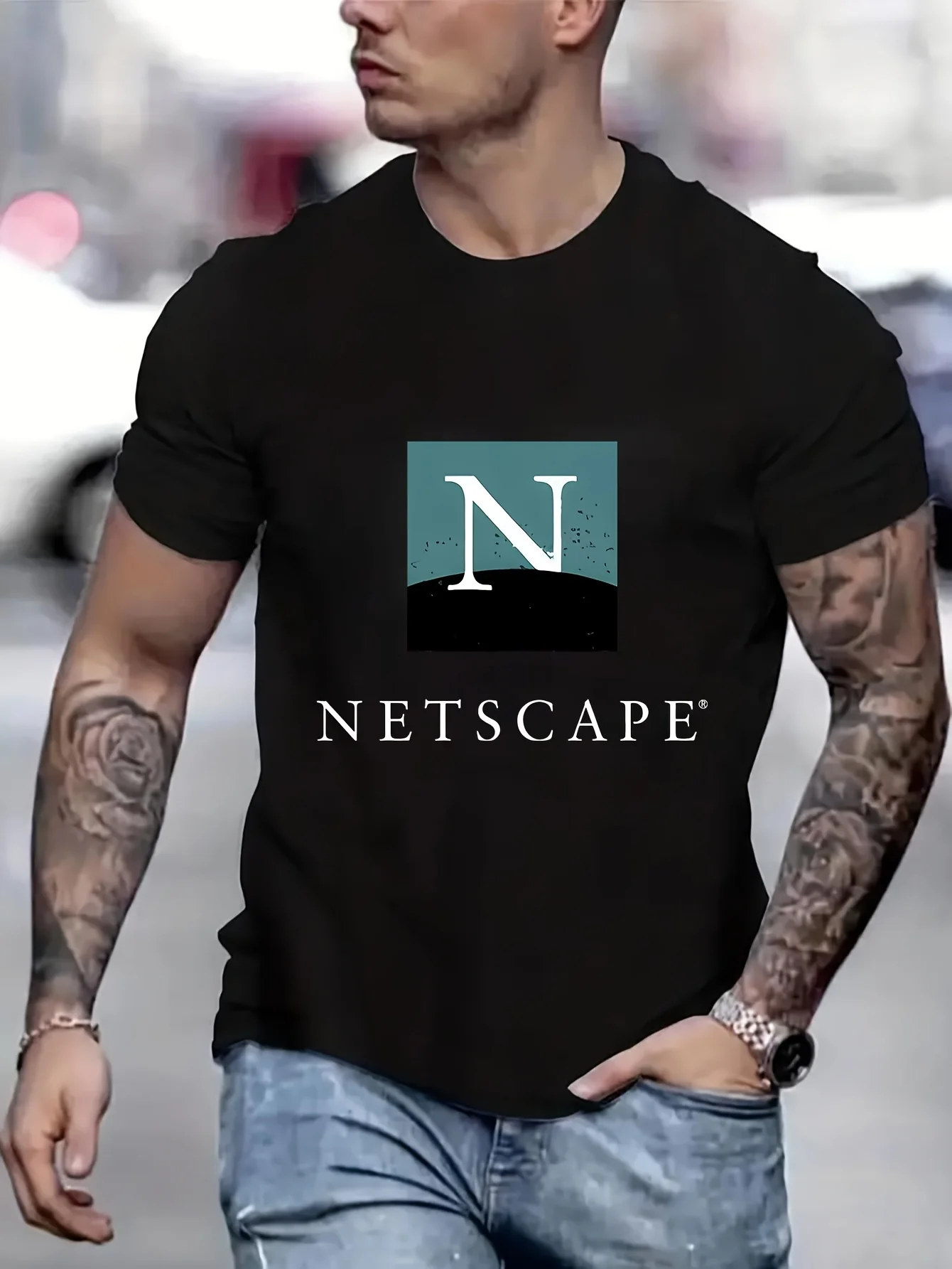 Netscape Американские веб-услуги Компьютерная графика Классический логотип