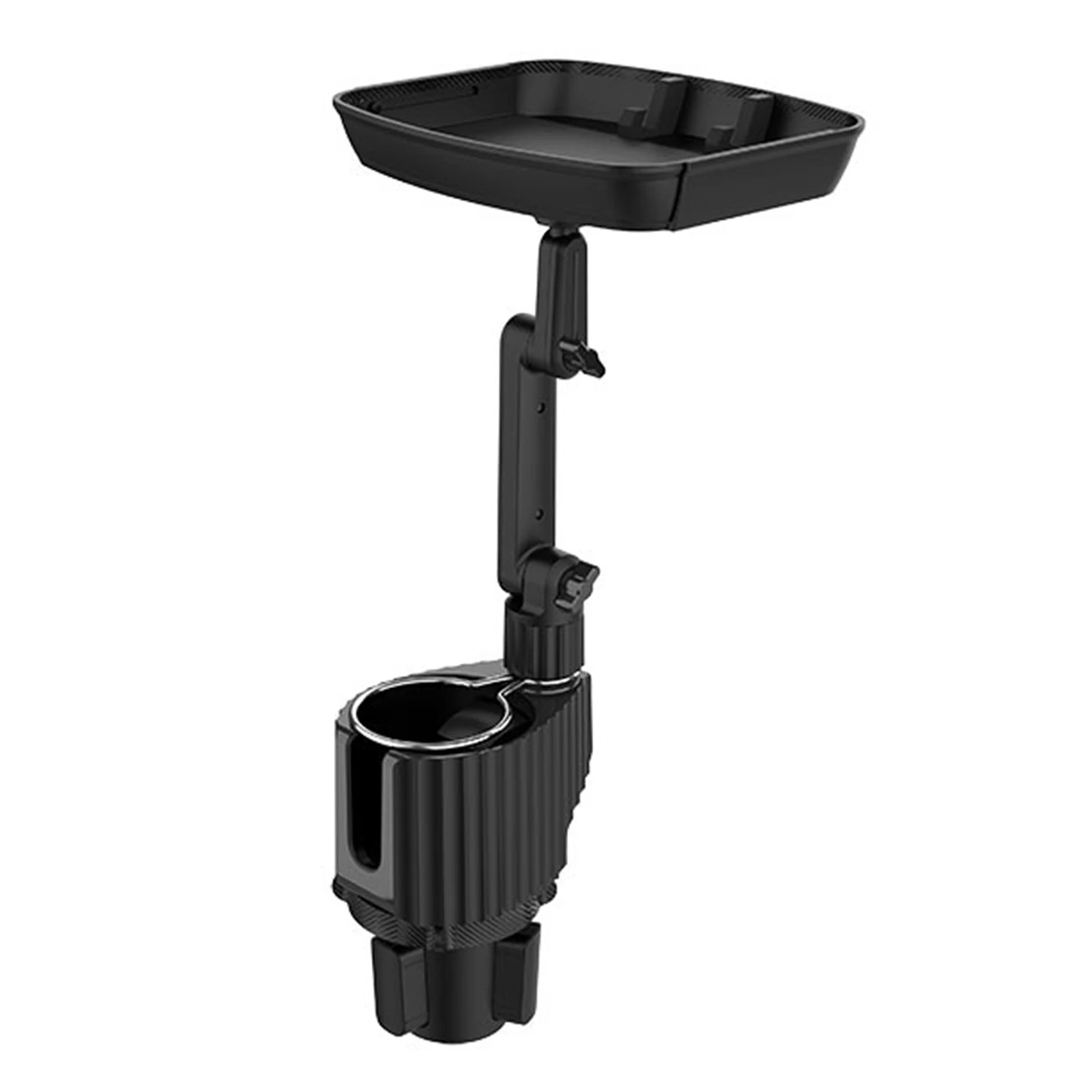 

Cup Holder Expander Adjustable Car Tray For Eating With Phone Slot Durable Car Tray Table For Eating With Swivel Arm Cup Holder