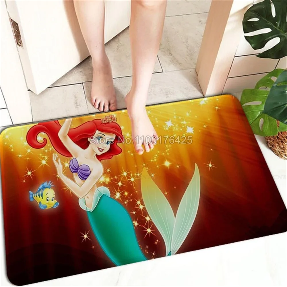 Живая маленькая Русалочка Ариэль ковры напольный коврик украшение для спальни