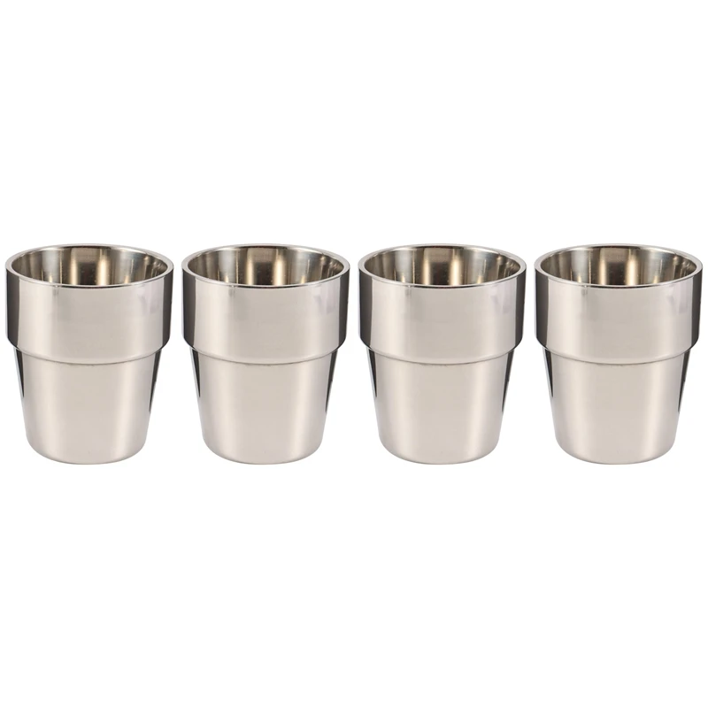 

304 Stainless Steel Double Mouth Cup Water Cup Beer Cup Coffee Cup Children's Cup Gift
