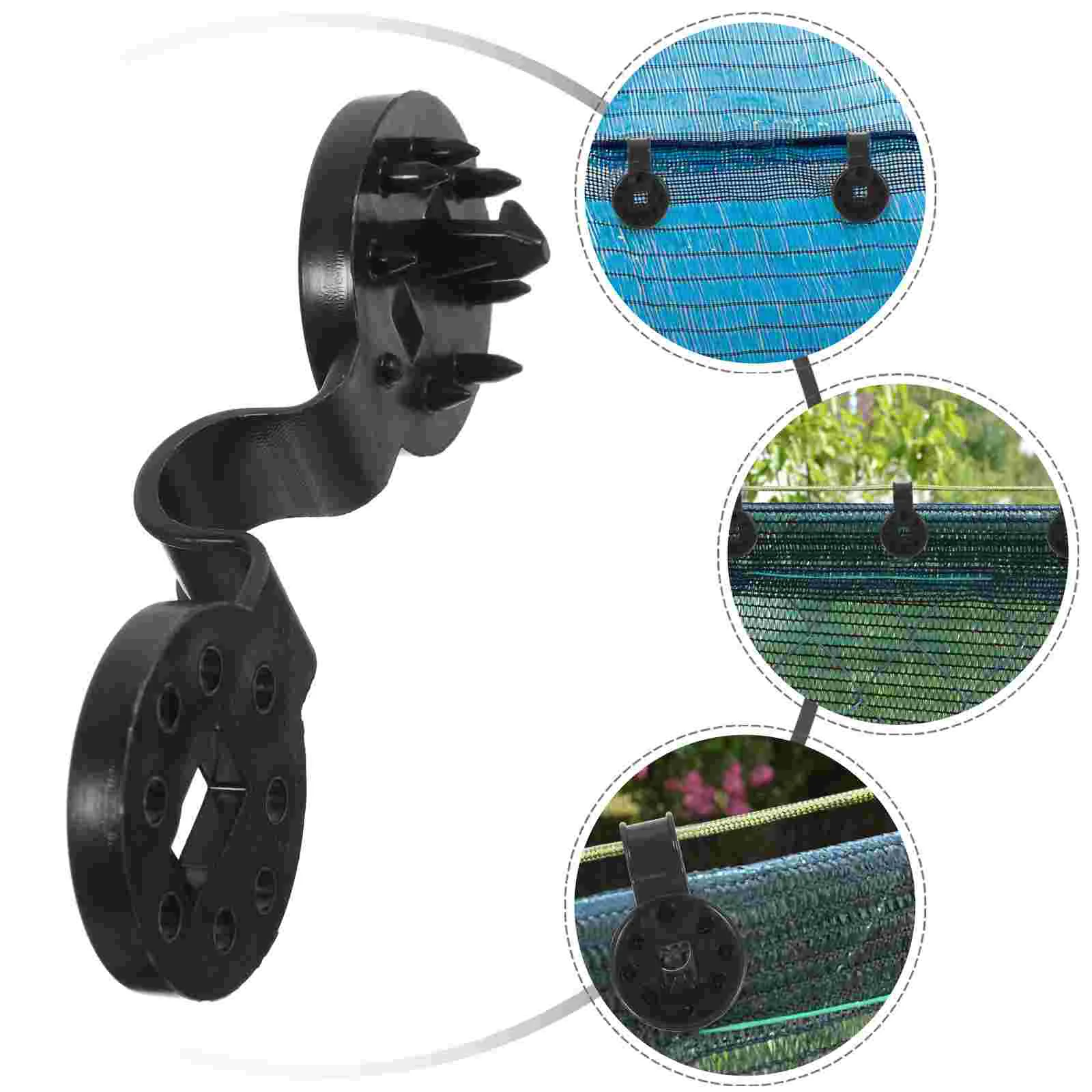 

Tent Cloth Clips Greenhouse Shade Clamps Cover Grip Outdoor Garden Netting Sunshade