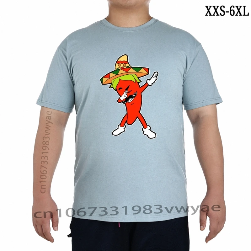 

Мужская футболка с перцем чили Dabbing, мексиканская популярная футболка Jalapeno Dab GiftsColonhue, мужская летняя модная уличная футболка с коротким рукавом