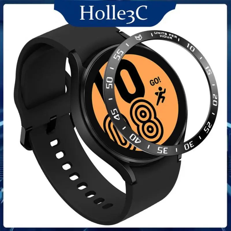 

Кольцо из нержавеющей стали для Samsung Galaxy Watch 4, сильное крепление, удобное классическое металлическое защитное кольцо, высокое качество