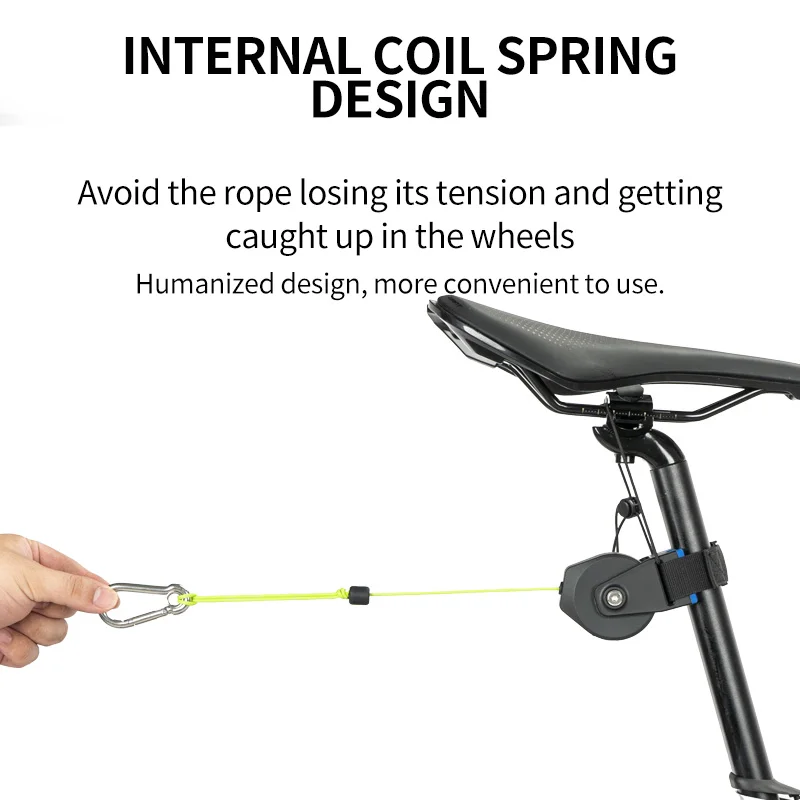 Буксировочный трос для горного велосипеда выдвижной