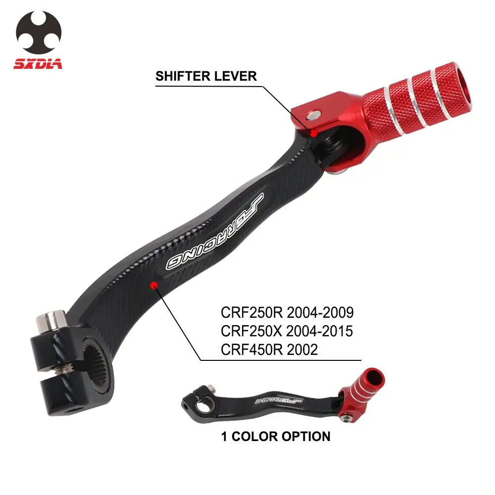 

Motocycle CNC Foldbale Gear Shift Lever Shifter Pedal For HONDA CRF250R 04-09 CRF250X 04-15 CRF450R 02 CRF 250R 250X 450R