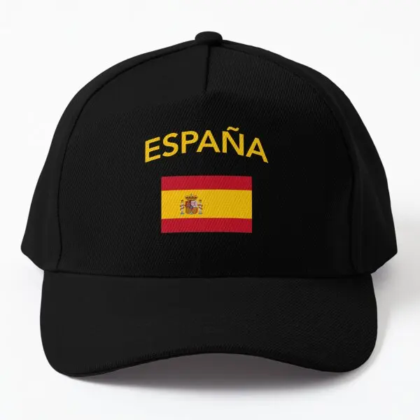 

Spain Spanish Flag Baseball Cap Hat Printed Sport Summer Sun Boys Bonnet Casquette Black Czapka Women Fish Outdoor Hip Hop