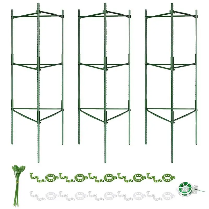 Tomato Cage Heavy Duty Plant Cage Vegetable Trellis Assembled Tomato Stake Support Stakes Tomato Support Trellis Vegetable