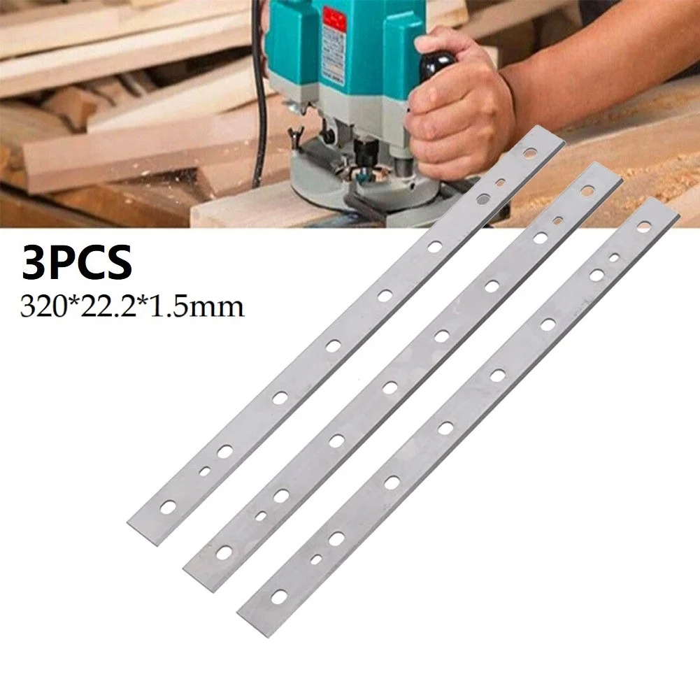 

3pcs 12-1/2inch Electric Planer Blades Knives For DW734 Planer Replaces DW7342 For Wood Cutting Woodworking Machinery Parts
