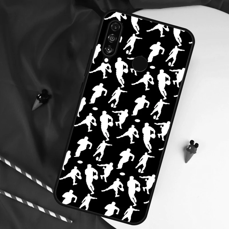 Чехол для Huawei Nova 11 Pro 9 10 SE Y60 Y70 Y90 Y61 Y91 Y73 Y72 12i 11i 8i P20 P30 P40 Lite с изображением мяча для регби (art.: 3920dab24bcbd) - 3920dab24bcbd