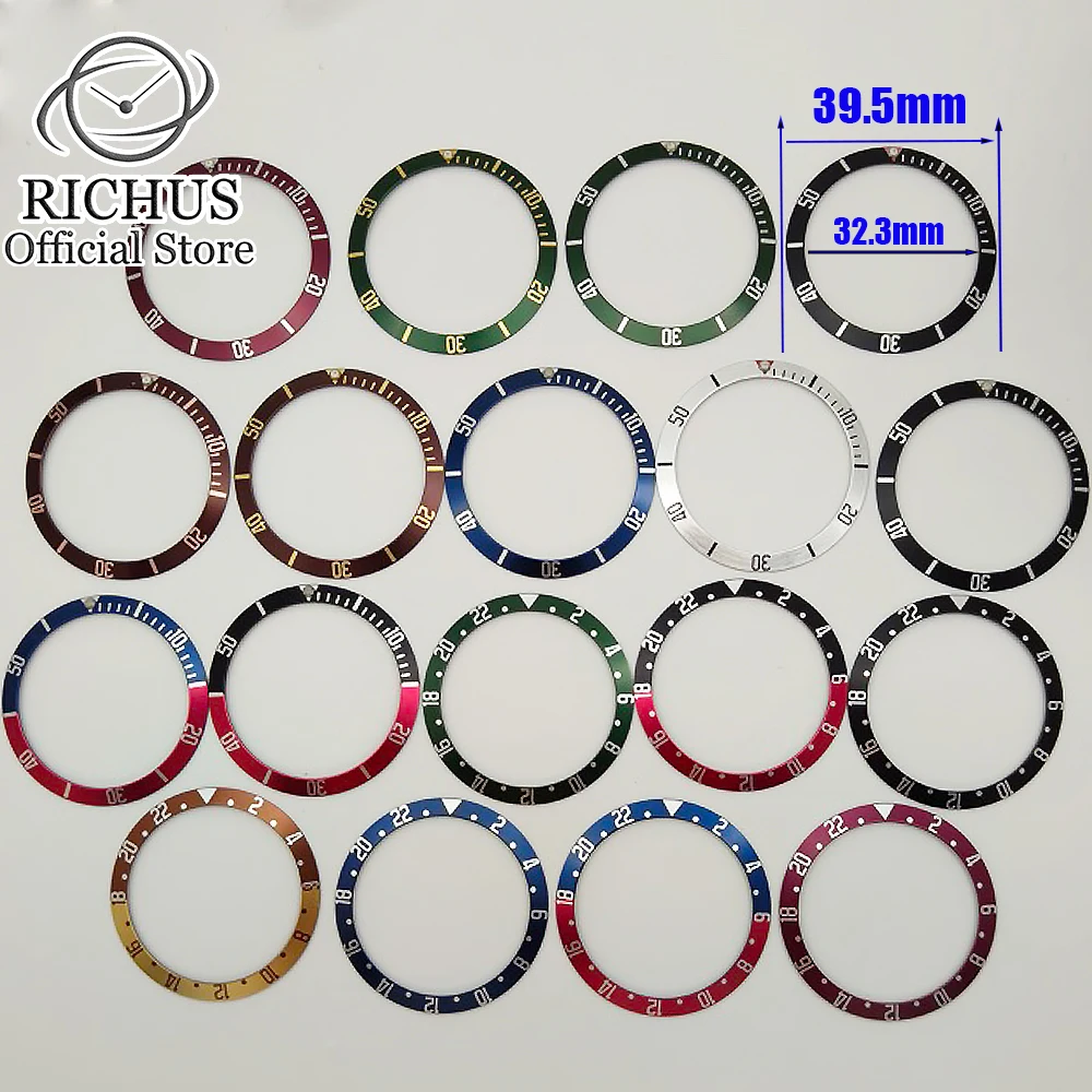 Алюминиевое вставное кольцо для часов 39 5 мм * 32 3