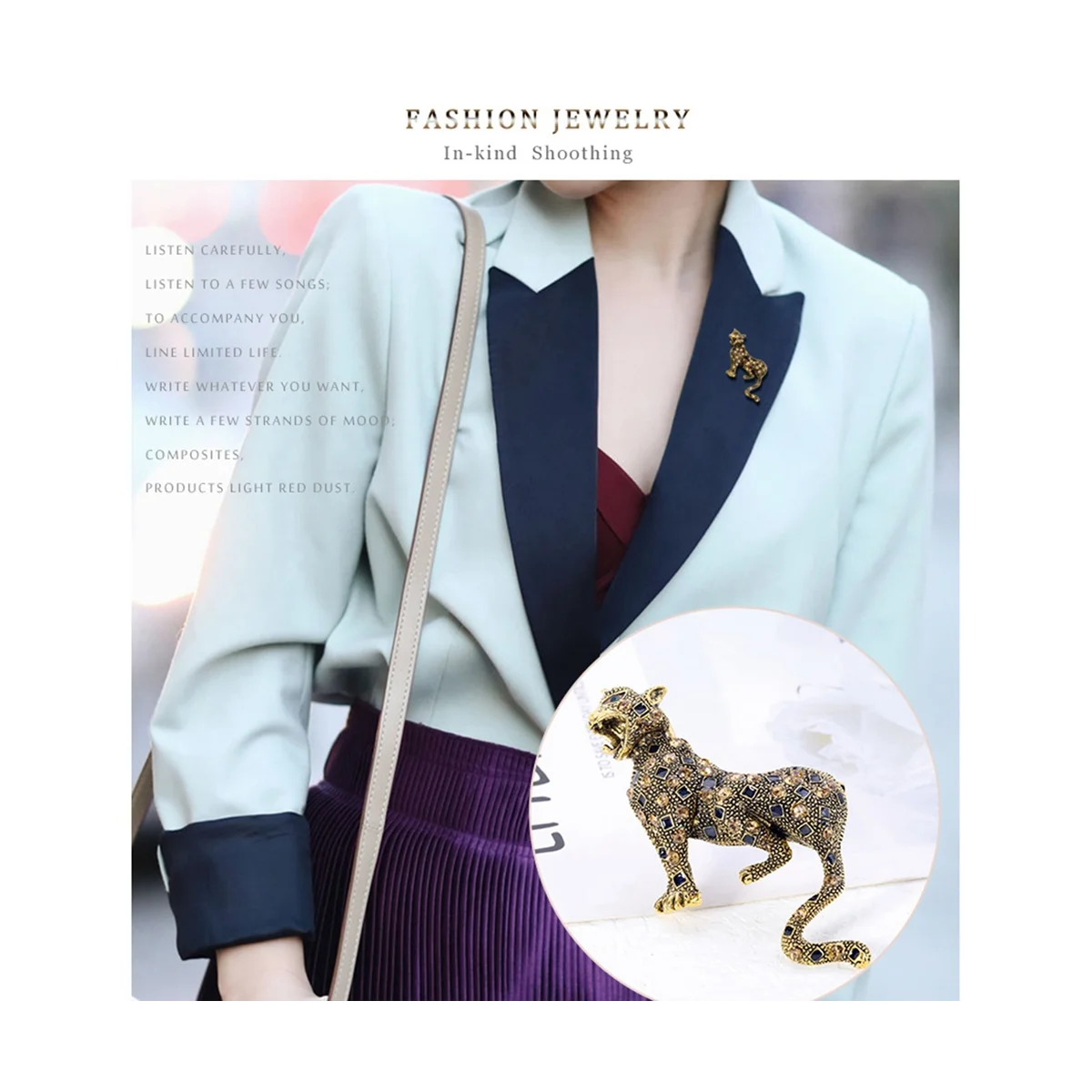 

Леопардовая брошь, булавки, искусственная эмаль, броши в виде животных, зимняя Роскошная бижутерия, Новогодний подарок