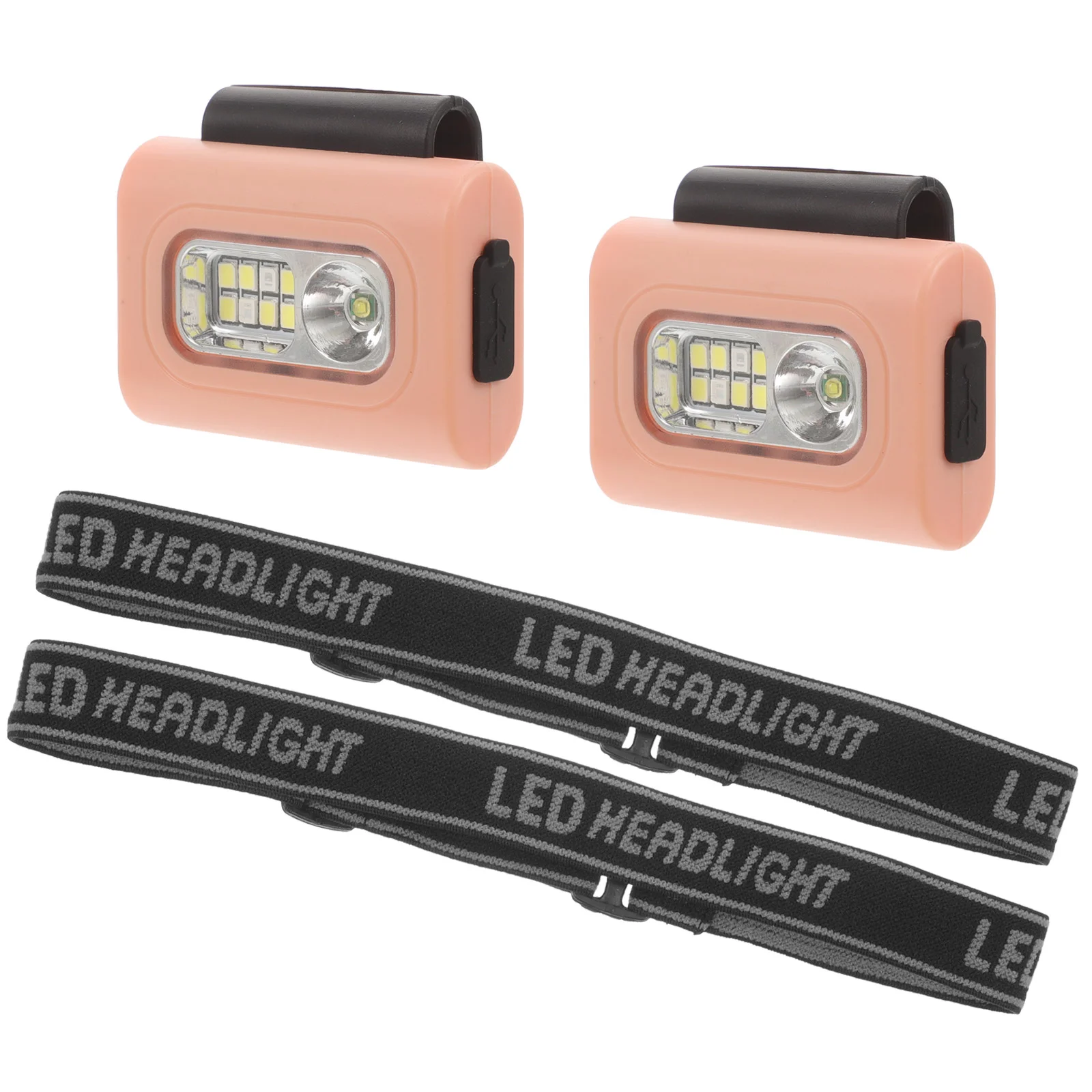 

2pcs Outdoor Running Lights Rechargeable Lights Camping Hiking Lights Clip On Running Lights