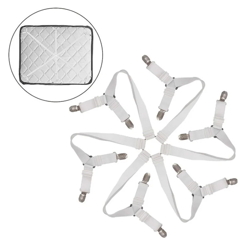 Держатель для простыни регулируемый эластичный держатель с 12 зажимами