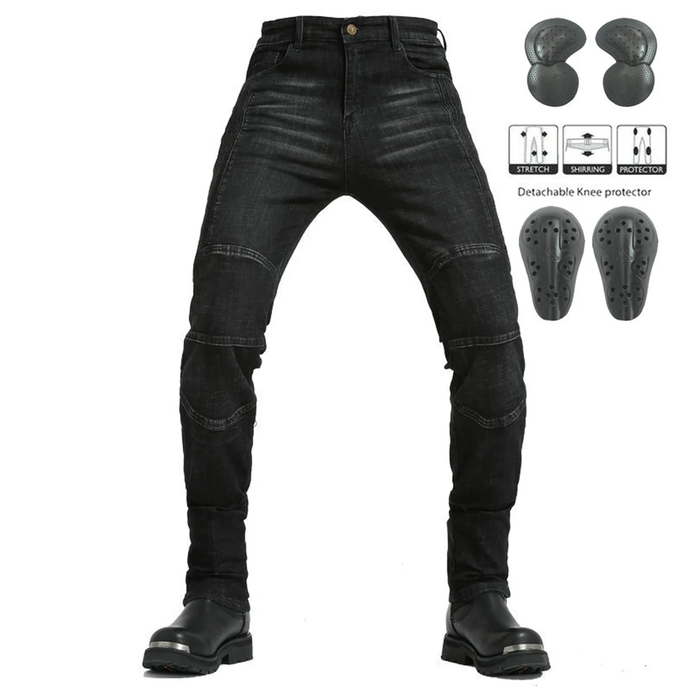 

Motorcycle Pants Motocross Trousers Men Wearable Pantalon Motorbike Racing Jeans Moto Pants Touring Biker Riding Cargo Pants