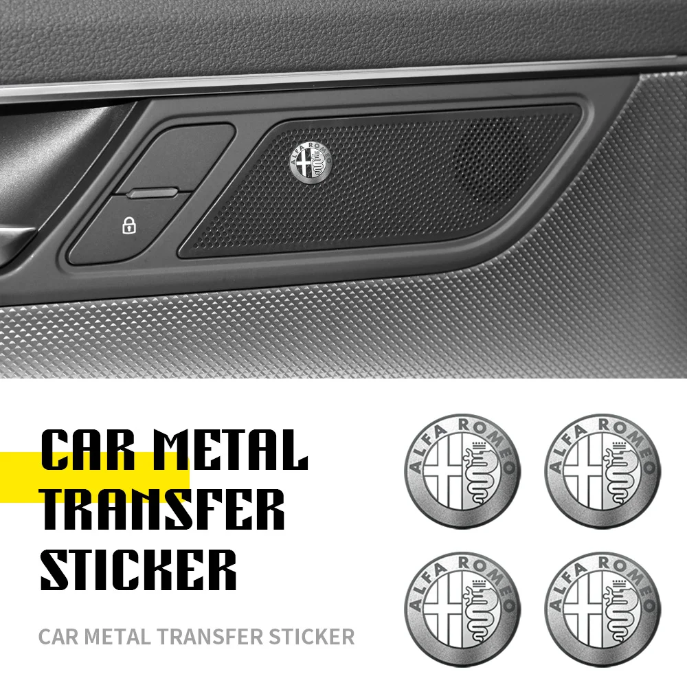 10/20 шт. наклейки для украшения интерьера автомобиля с эмблемой Alfa Romeo 156 159 Mito Giulia